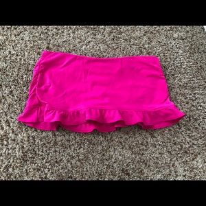 Athleta Hot Pink Swim Skirt
